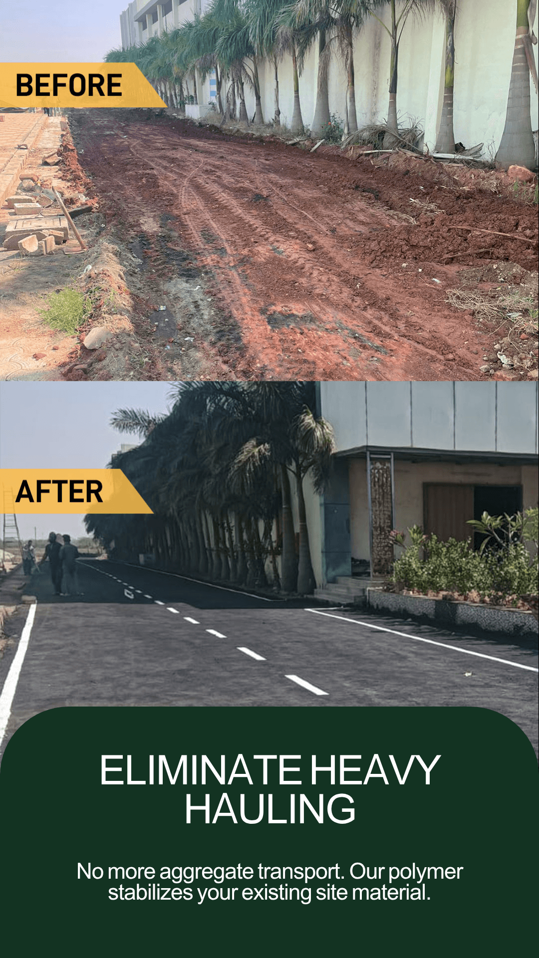 Eliminate Heavy Hauling